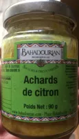 Achards de citron