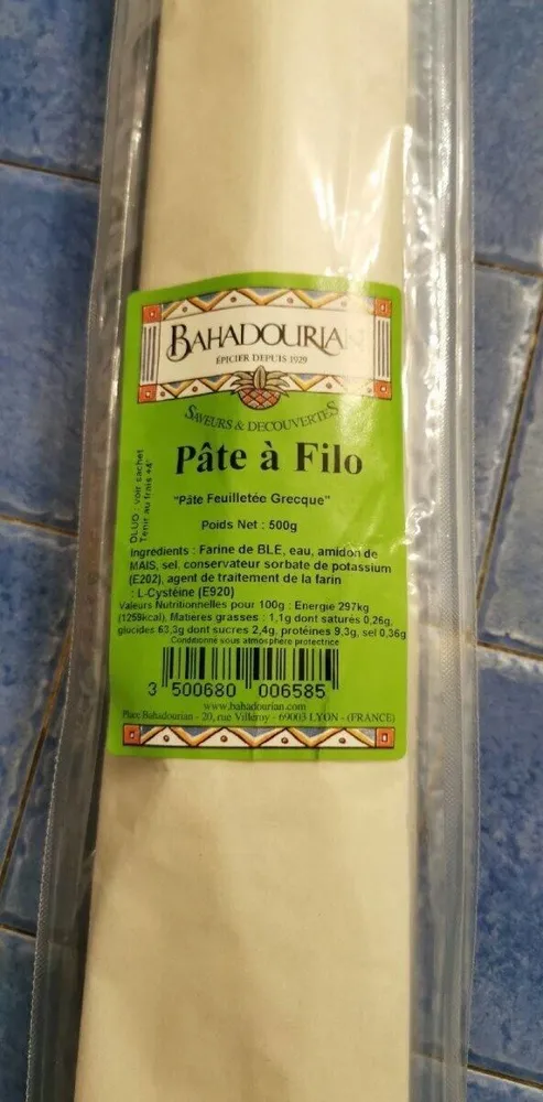 Pâte à filo