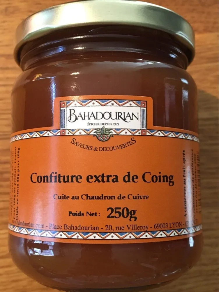 Confiture extra de Coing
