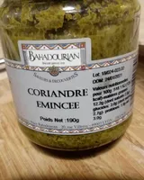 Coriandre émincée