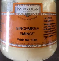 Gingembre émincé