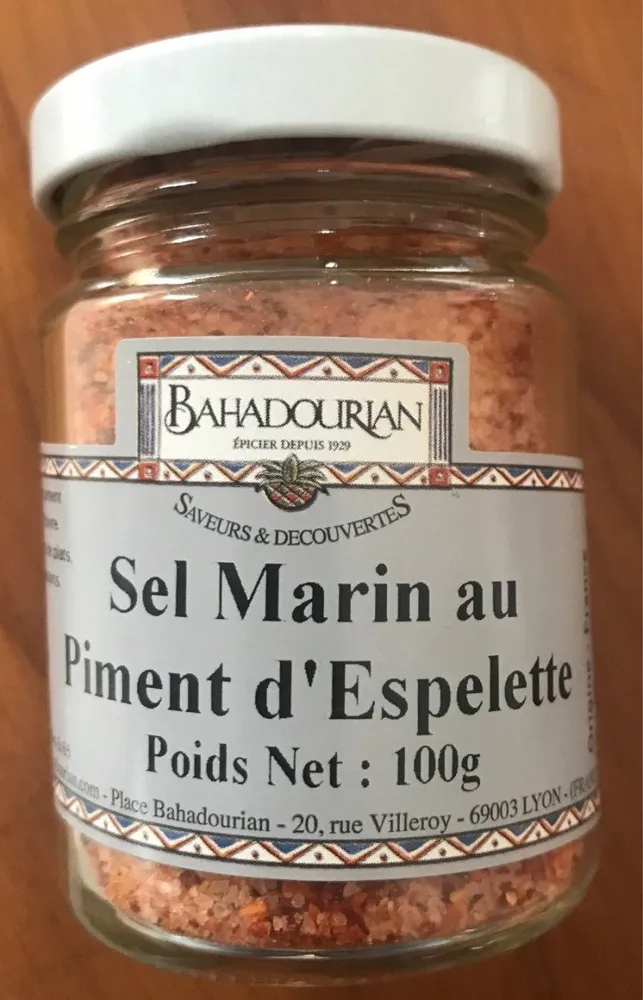 Sel Marin au piment d'Espelette
