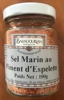 Sel Marin au piment d'Espelette