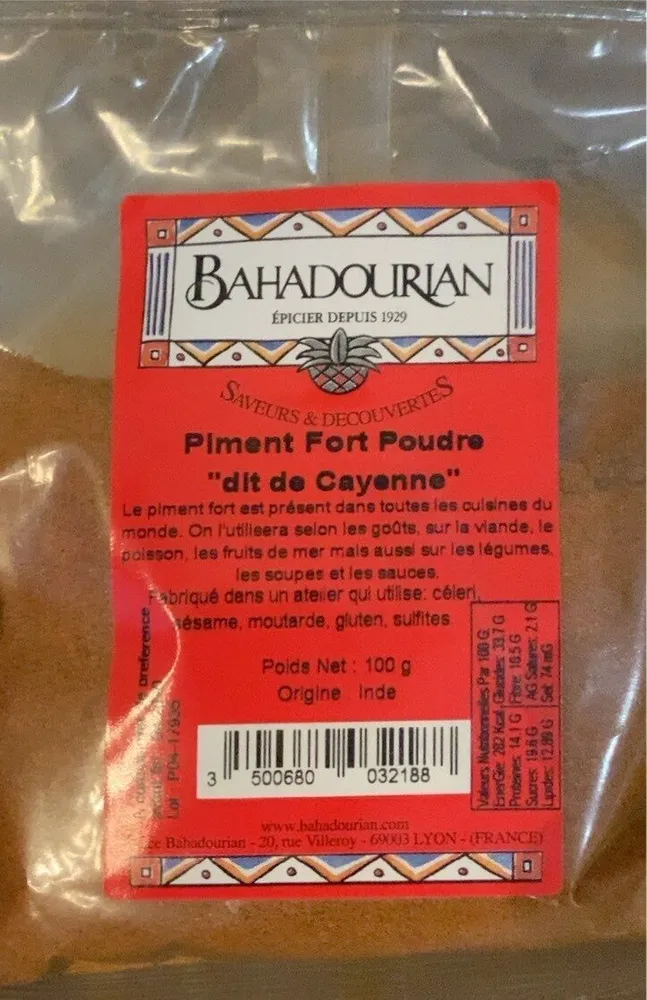 Piment fort poudre