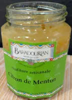 Confiture artisanale Citron de Menton