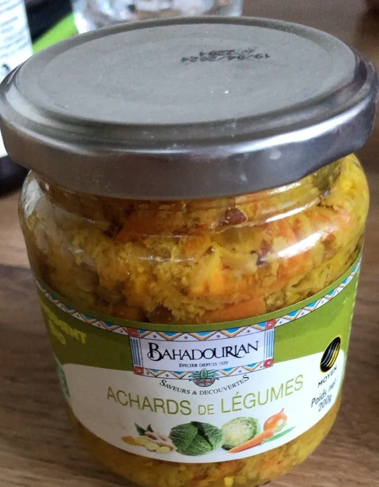 Achards de légumes