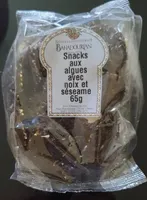 Snacks au algues avec noix et sésame