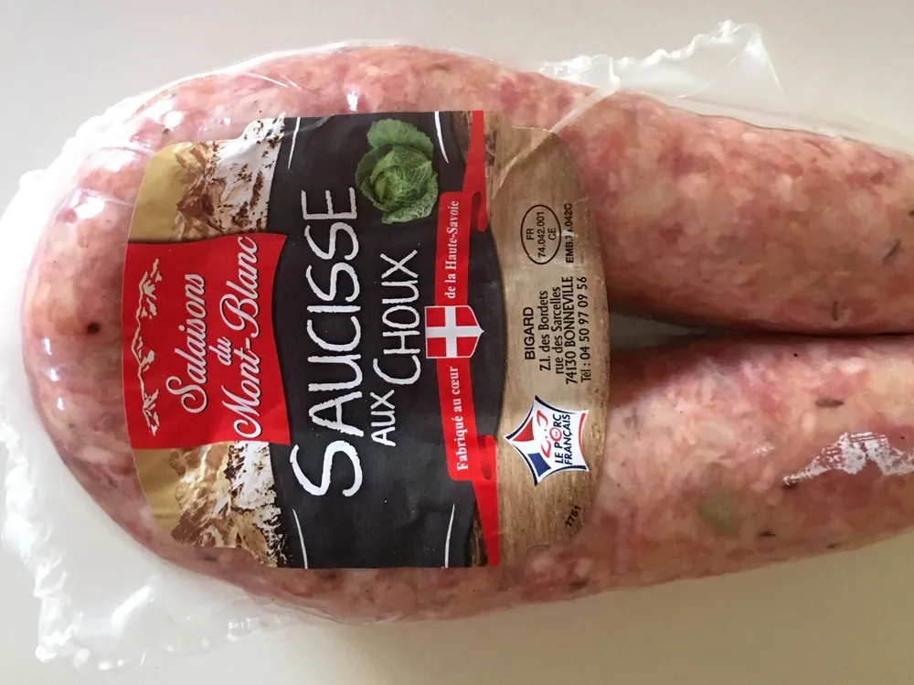 Saucisse aux choux