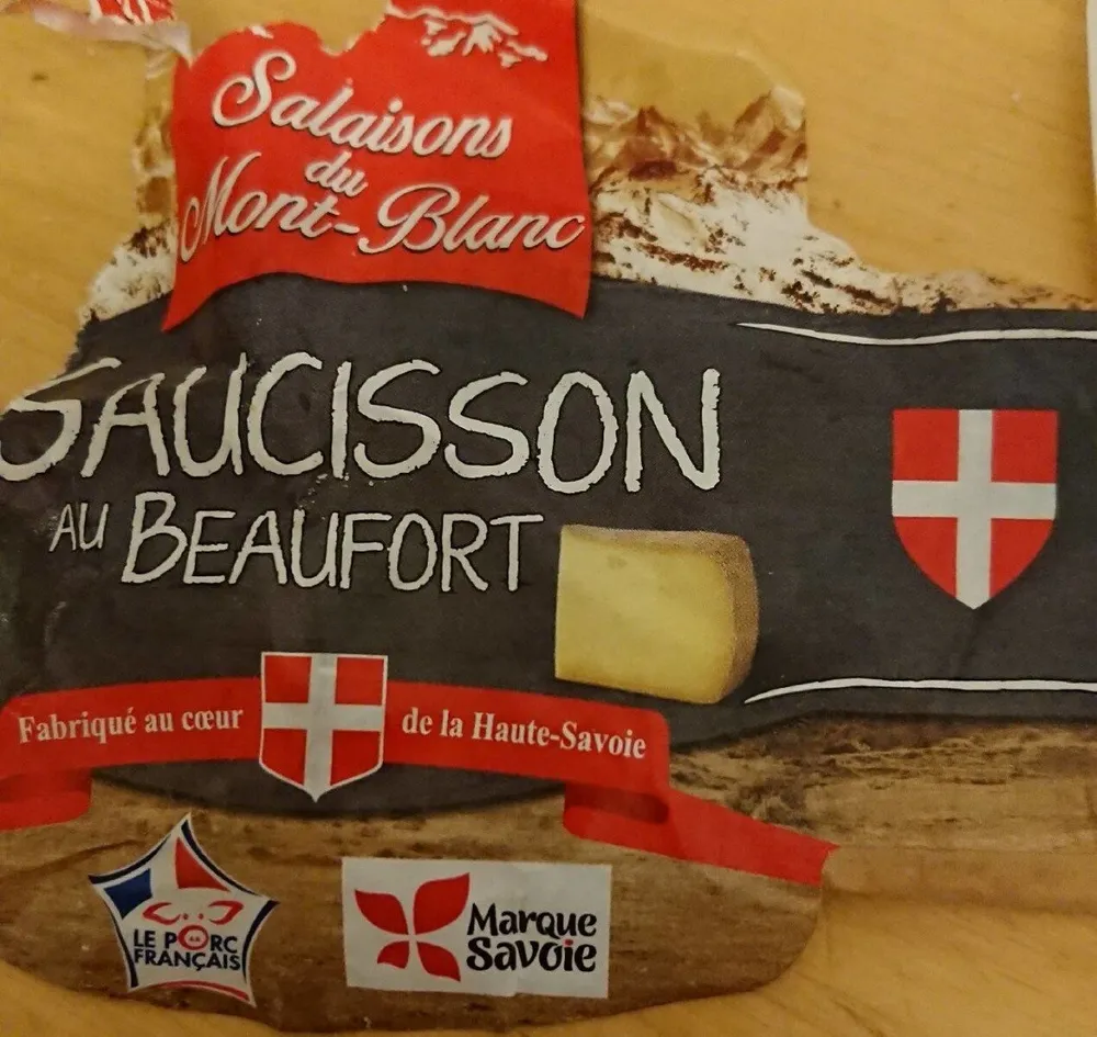 Saucisson sec au Beaufort