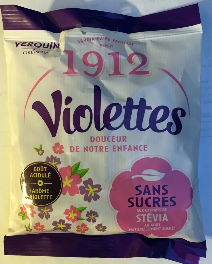 Violettes sans sucres