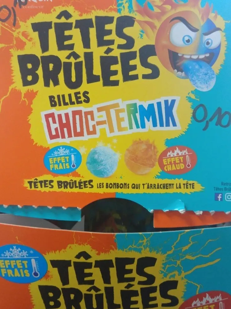 Tete brûlées billes choc termik