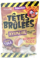 Têtes brûlées - Bonbons tendres acides dragéifiés goût cola