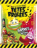 Têtes-brûlées Fraise Et Pomme Verquin, Sachet De
