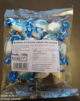 Bonbons à l'arôme naturel de menthe
