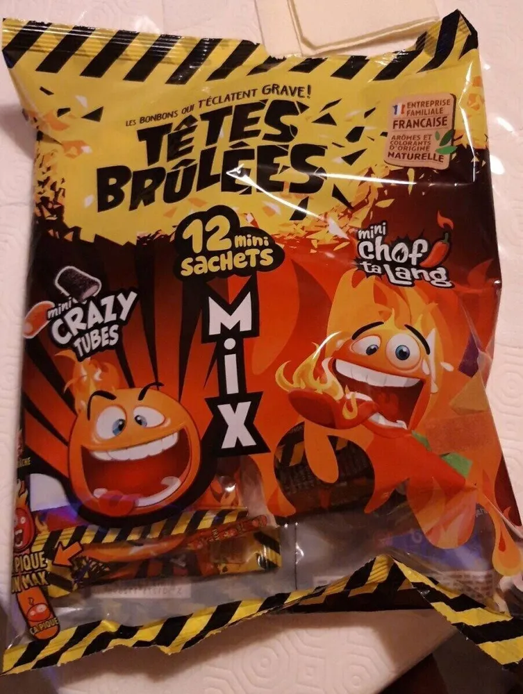 Mini crazy tubes - Tête brûlées