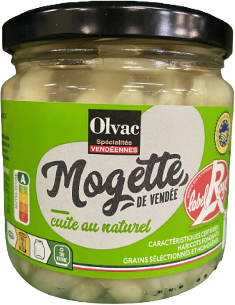 Mogette de Vendée IGP LABEL ROUGE cuite au naturel 265G
