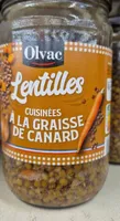 Lentilles cuisinees a la graisse de canard 680g