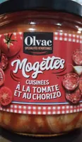 Mogettes cuisinees tomate chorizo 410g