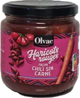 Haricots rouges facon chili sin carne 410g