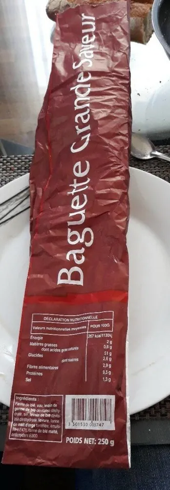 Baguette grande saveur
