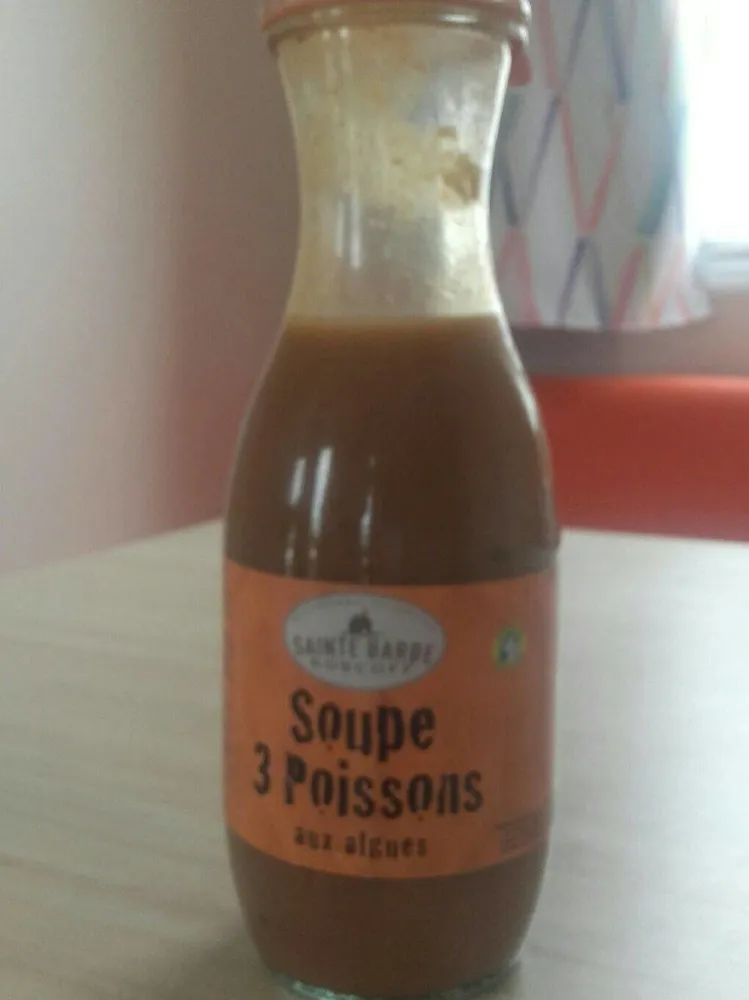 Soupe 3 poissons aux algues