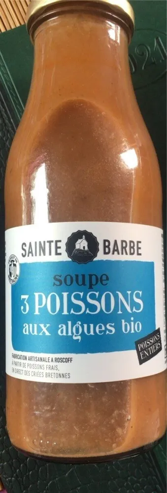 Soupe 3 poissons aux algues