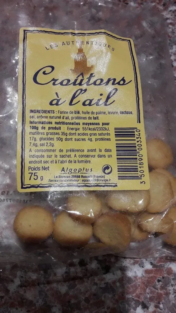Croutons à l'ail