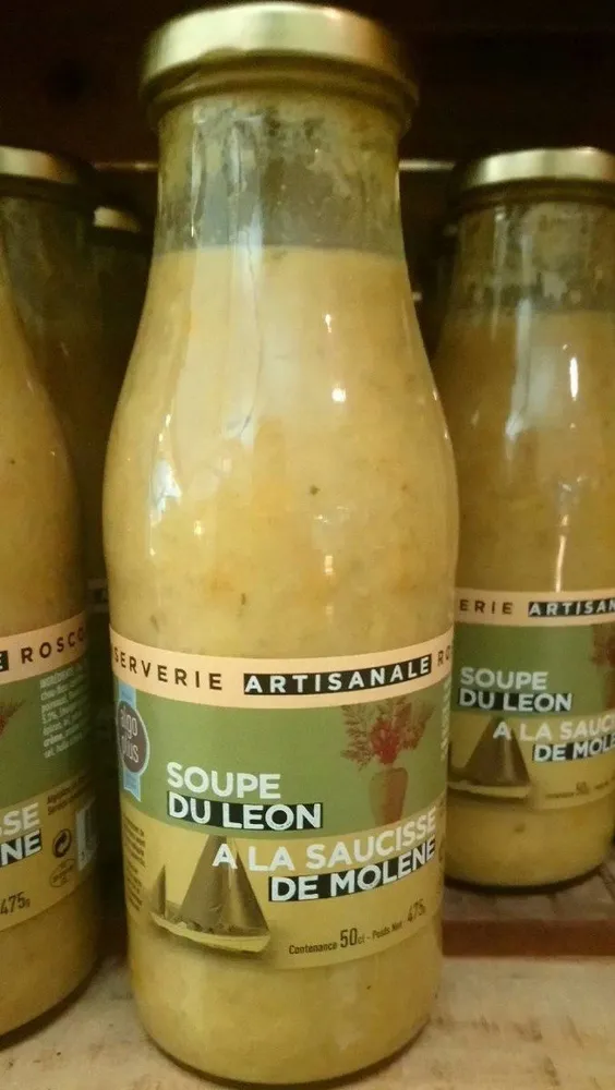 Soupe du Leon a la saucisse de molene