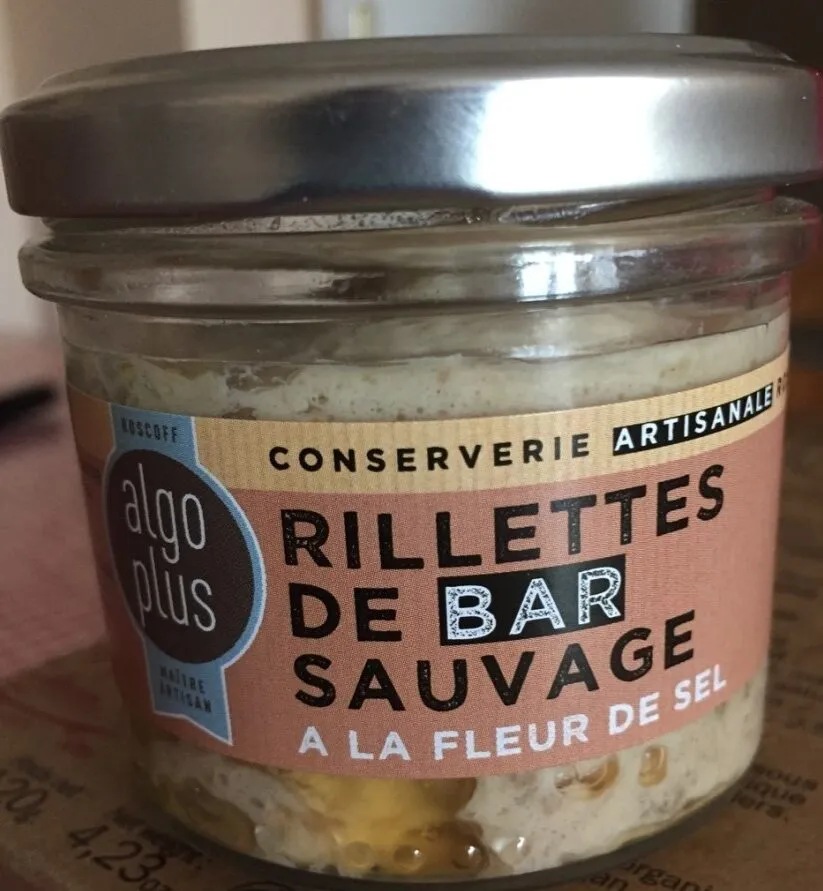 Rillettes de bar sauvage a la fleur de sel