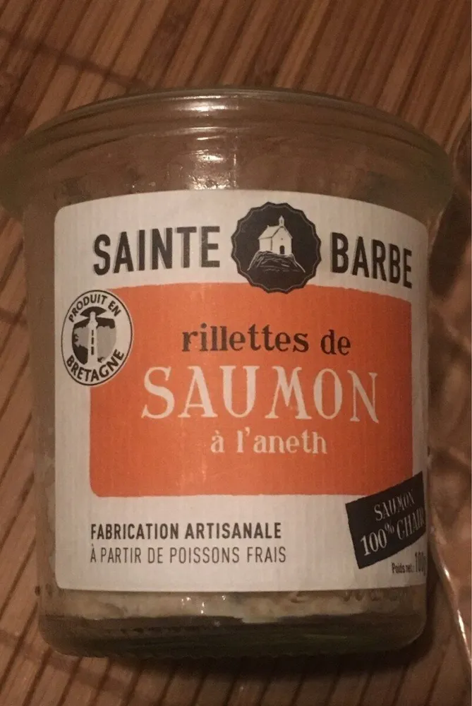 Rillettes de saumon à l'aneth