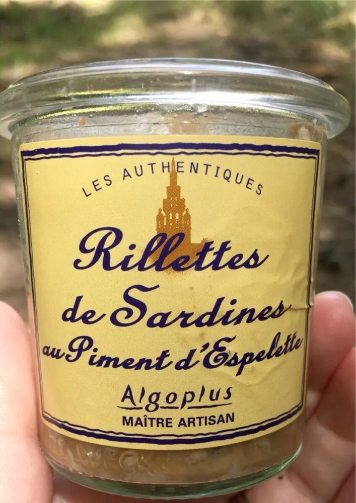 Rillettes de sardines au piment d espelette