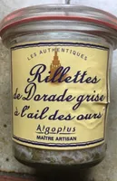 Rillettes de dorade grise à l'ail des ours