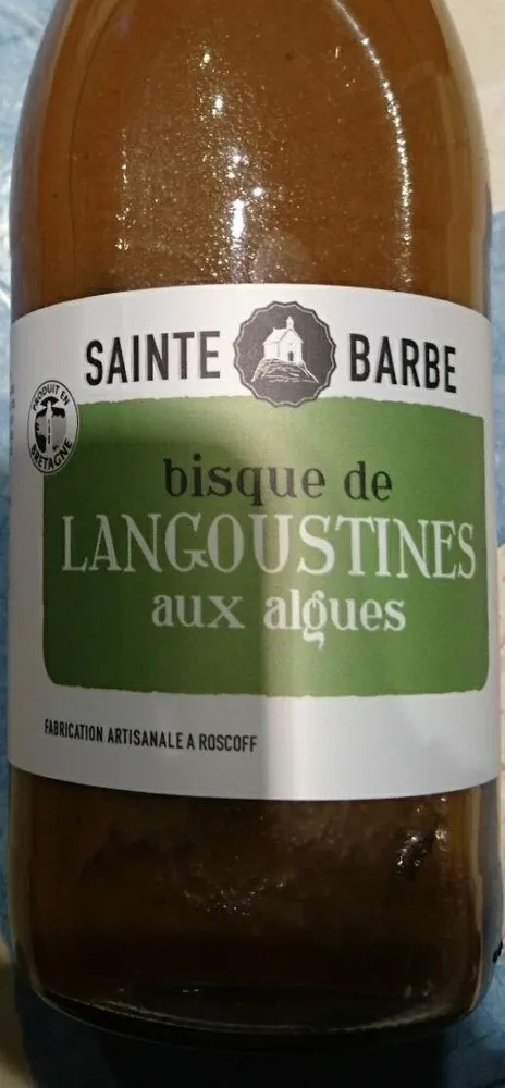 Bisque de LANGOUSTINES aux algues