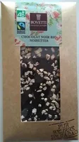 Chocolat noir bio noisettes