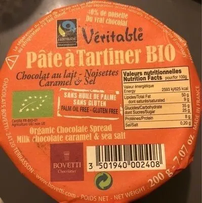 Epicerie / Epicerie Sucrée / Pâtes à Tartiner Bio