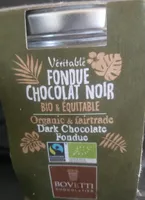 fondue chocolat noir
