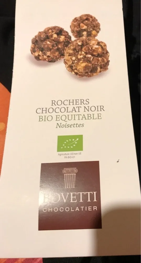 Rochers chocolat noir