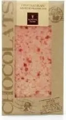 Chocolat blanc saveur framboise