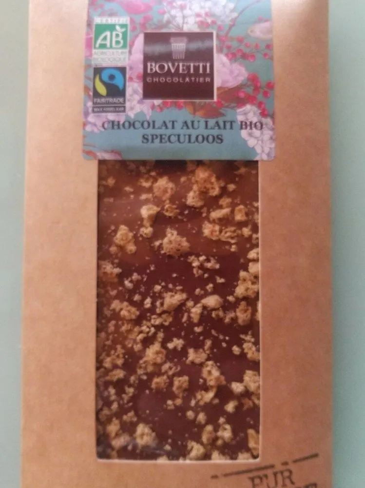 Chocolat au lait Bio Spéculoos