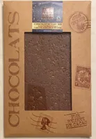 Chocolat au lait bio caramel et sel de guerande
