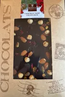 Chocolat noir fruits secs