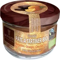 Pâte à tartiner bio noisettes, oranges, chocolat noir