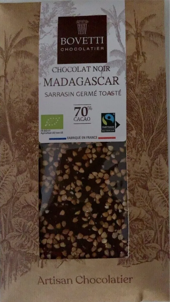 Chocolat noir Madagascar
