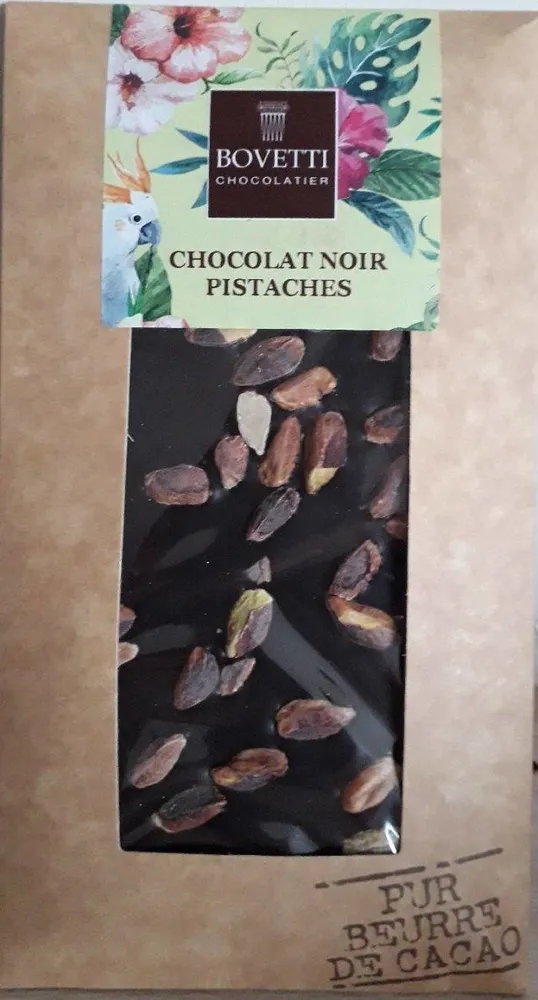Chocolat noir pistaches