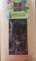 Chocolat noir saveur menthe