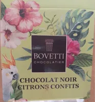 Chocolat noir citrons confits