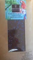 Chocolat au lait violettes cristallisées