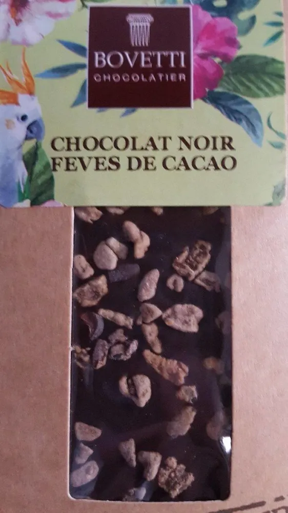 Chocolat noir fèves de cacao