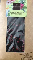 Chocolat noir poivre rose