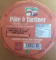 Pâte à tartiner Chocolat au lait Caramel & Sel de Guérande